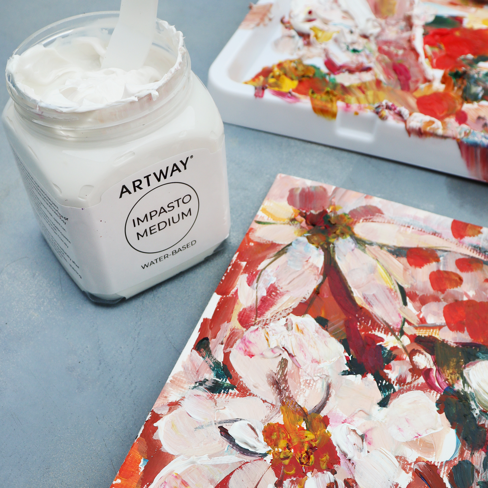 Artway Impasto Medium in use